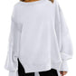 👚Sweat à col ras du cou surdimensionné