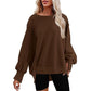 👚Sweat à col ras du cou surdimensionné
