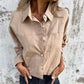 Chemises pour femmes à revers décontractés et chemises à boutons