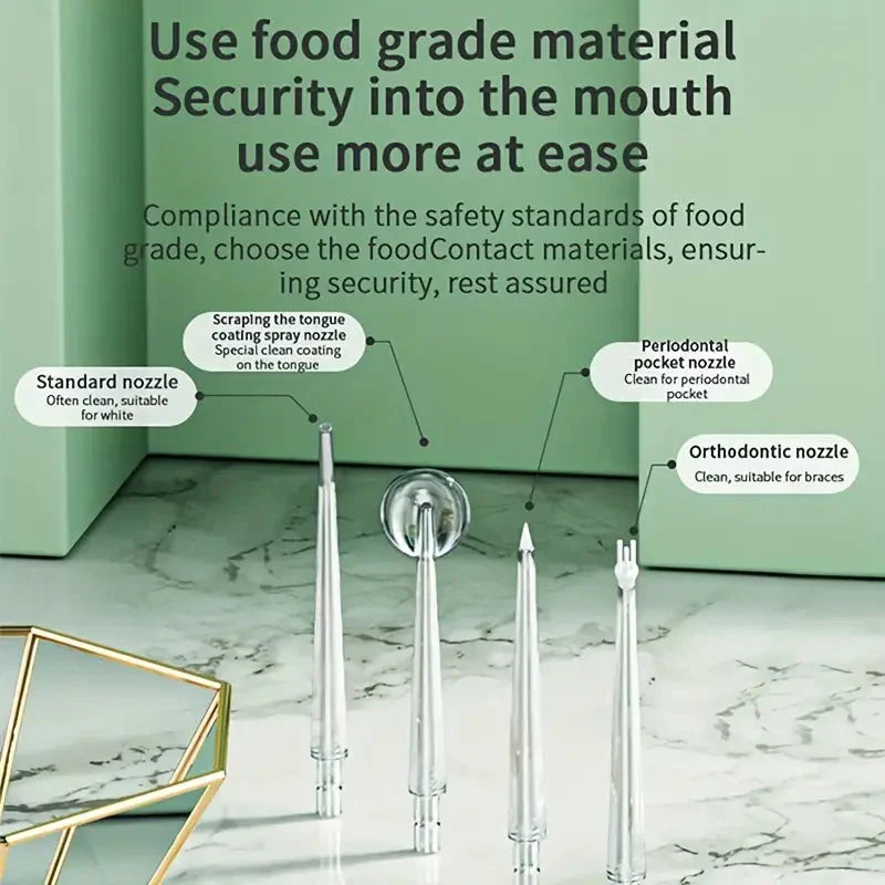 Hydropulseur dentaire électrique à impulsion pour un nettoyage en profondeur🦷