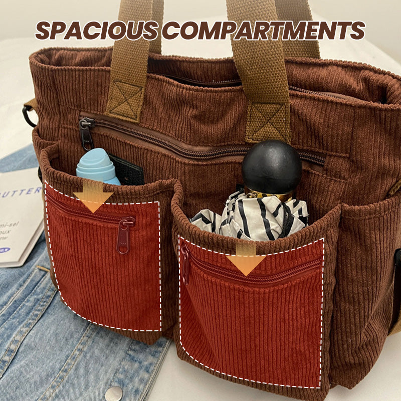 Sac à Bandoulière Vintage de Couleur Unie