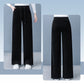 Pantalon à cordon de serrage à jambe large Cozy Chic