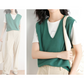 💥Soldes 49% de réduction💕Gilet en Tricot à col en V Ultra-Doux pour Femmes