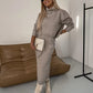 💕Vente chaude 60% de réduction💕Ensemble robe midi et pull à col roulé
