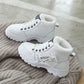🍂Nouveaux styles pour l'automne et l'hiver❄️Bottes à lacets chaudes et imperméables pour femmes