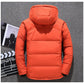 Parka blanche en duvet de canard pour hommes - Veste chaude d'hiver- Livraison gratuite