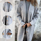 🌸Soldes d'automne 50% de réduction💕Manteau à revers en tweed à manches longues pour femmes