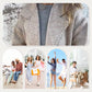 🌸Soldes d'automne 50% de réduction💕Manteau à revers en tweed à manches longues pour femmes