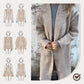 🌸Soldes d'automne 50% de réduction💕Manteau à revers en tweed à manches longues pour femmes