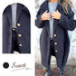 🌸Soldes d'automne 50% de réduction💕Manteau à revers en tweed à manches longues pour femmes