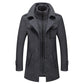 🔈45% DE RÉDUCTION!🧥MANTEAU HOMME DOUBLE COL🍂Laine Chaude Premium, Coupe Moderne pour Automne-Hiver, Style Élégant Intemporel✨