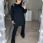 🍂 2024 Automne Nouvel Arrivage | Robe midi stylée à col rond, à manches longues et amples ✨