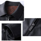 🔥Temps limité 50% DE RÉDUCTION🔥Veste en cuir à revers pour homme d'affaires décontracté