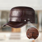 Casquette de baseball chaude avec dessus plat en cuir de haute qualité