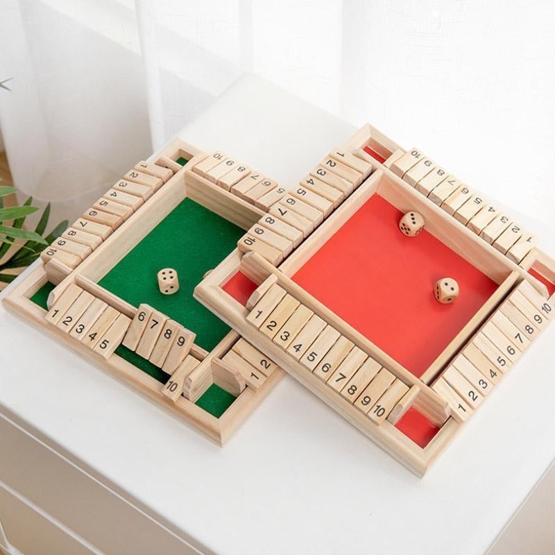 JEUX FAMILIAUX AMUSANTS - Shut The Box Brädspel🎲