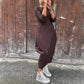Robe élégante et simple pour femmes avec poche
