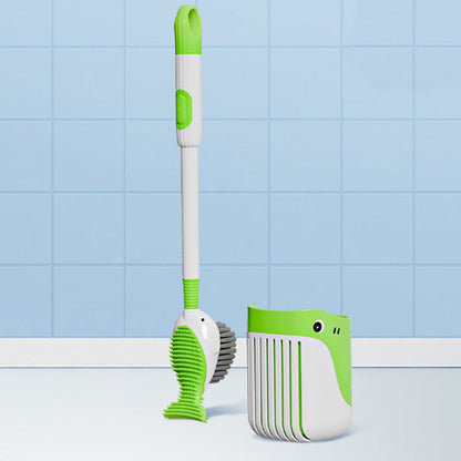 Ensemble de brosses de nettoyage murales à ventouse pour toilettes🐕🌿