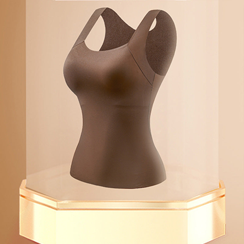 🔥Dernier jour 49 % de réduction💖Débardeur Femme Ultra Confortable 😌 à Encollure U | Avec Soutien-gorge Intégré pour un Look Parfait 💫✨