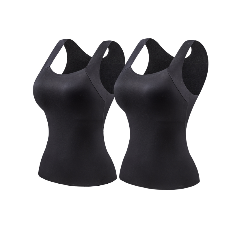 🔥Dernier jour 49 % de réduction💖Débardeur Femme Ultra Confortable 😌 à Encollure U | Avec Soutien-gorge Intégré pour un Look Parfait 💫✨