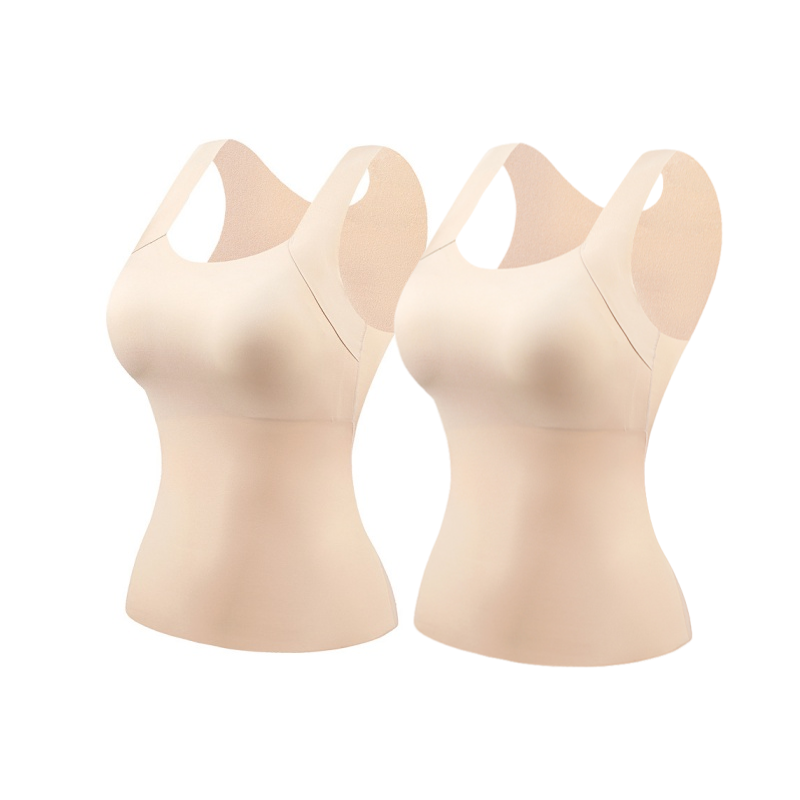 🔥Dernier jour 49 % de réduction💖Débardeur Femme Ultra Confortable 😌 à Encollure U | Avec Soutien-gorge Intégré pour un Look Parfait 💫✨