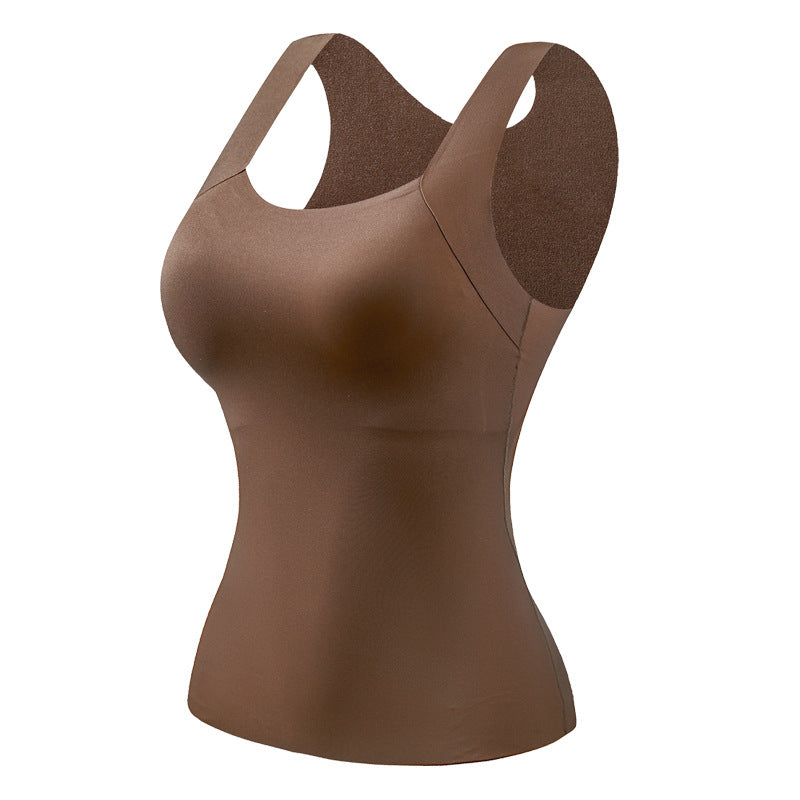 🔥Dernier jour 49 % de réduction💖Débardeur Femme Ultra Confortable 😌 à Encollure U | Avec Soutien-gorge Intégré pour un Look Parfait 💫✨
