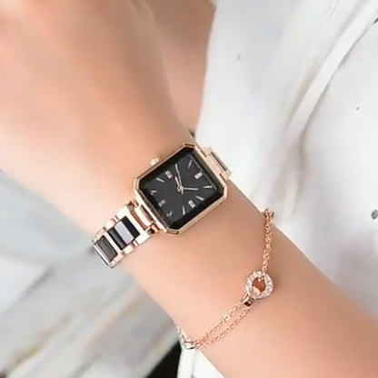 ⌚Montre à quartz rectangulaire Fashion pour femmes