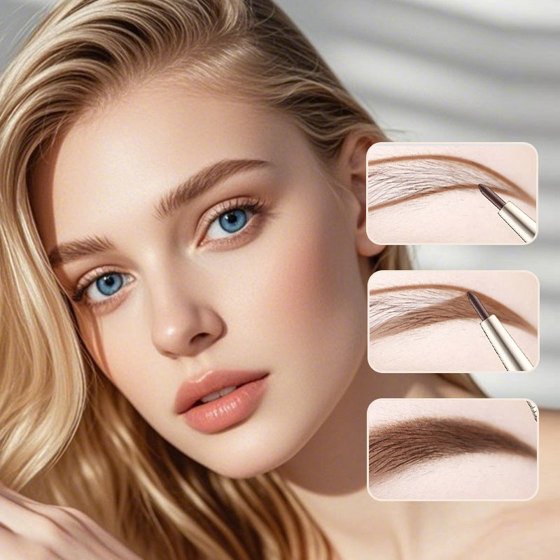 💄✨ Crème 2-en-1 Sourcils & Eyeliner avec Tampon ✨ 🎯 Traçage parfait en un seul geste – facile, rapide, précis !