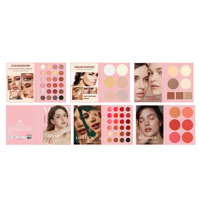 💫💖Livre de maquillage magique💫Kit livre palette de maquillage multi-fonctions 67 couleurs