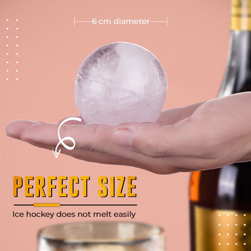 ❄️🥃 1 acheté = 1 gratuit ! Moule à boules de glace empilable — Parfait pour cocktails, whisky & boissons rafraîchissantes 🍹✨