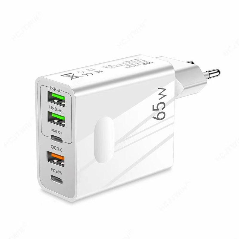 🎉Ventes chaudes - 50 % de réduction👍[Cadeau pratique] Chargeur rapide 65 W à ports multiples 5 en 1