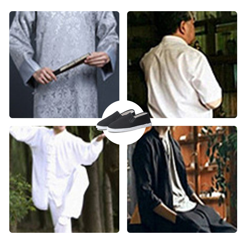 Chaussures de travail unisexes respirantes à enfiler en tissu mille couches