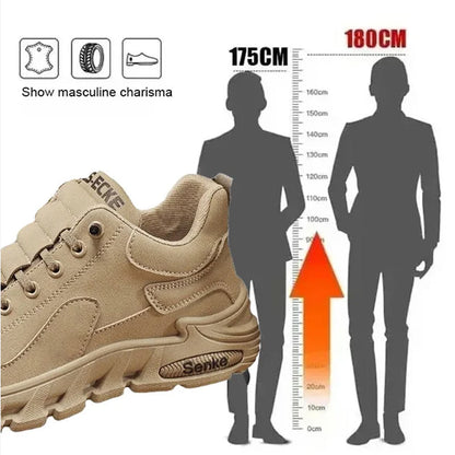 🔥Chaussures de marche décontractées à semelles épaisses et antidérapantes pour hommes