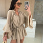 🔥Mini robe ample de couleur unie pour femmes