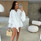 🔥Mini robe ample de couleur unie pour femmes