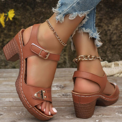 🔥Printemps/été - 50% de réduction👠Sandales à talons hauts pour femmes