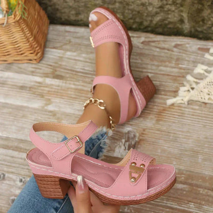 🔥Printemps/été - 50% de réduction👠Sandales à talons hauts pour femmes