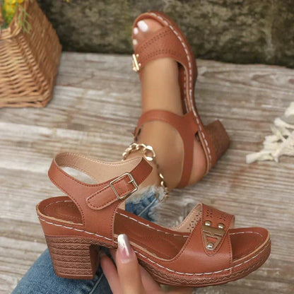 🔥Printemps/été - 50% de réduction👠Sandales à talons hauts pour femmes