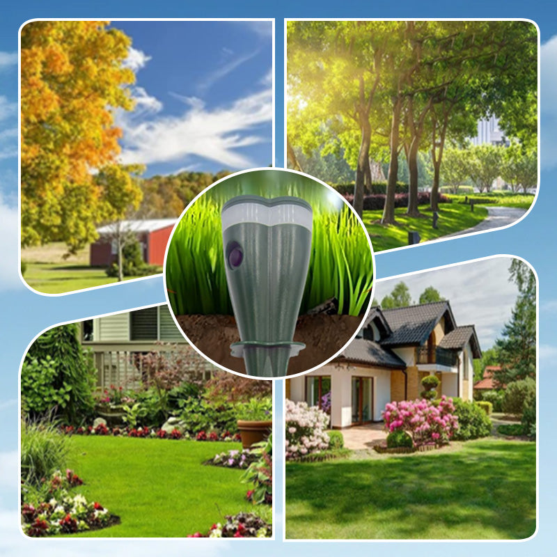 🌸Soldes de printemps : 50% de réduction☘️Répulsif anti-taupes à vis, étanche et à énergie solaire, pour l'extérieur