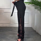 💋🎉Pantalon large sexy pour femmes avec doublure en dentelle