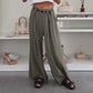 🎁Vente rapide 49% RÉDUCTION🔥Pantalon léger à volants et jambes larges pour femme