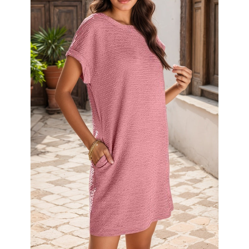 💃Robes amples à manches roulées et à poches pour femmes