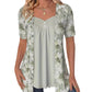 2026 Nouveaux produits👚Top patchwork floral irrégulier pour femmes