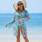 🔥 Vente à chaud 🔥Maillot de bain 3 pièces imprimé multicolore pour femme
