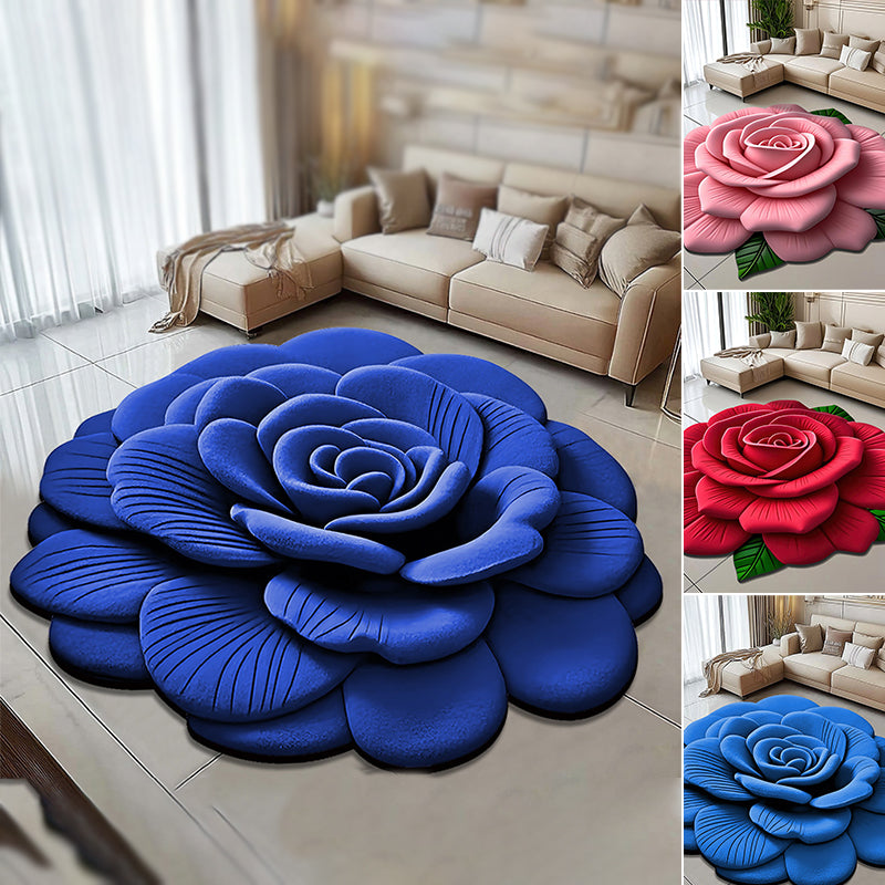 🏠Nouveaux produits 2025🔥Tapis de sol Floral Plush & Diatomaceous Earth