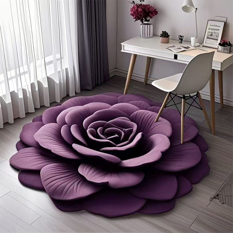 🏠Nouveaux produits 2025🔥Tapis de sol Floral Plush & Diatomaceous Earth