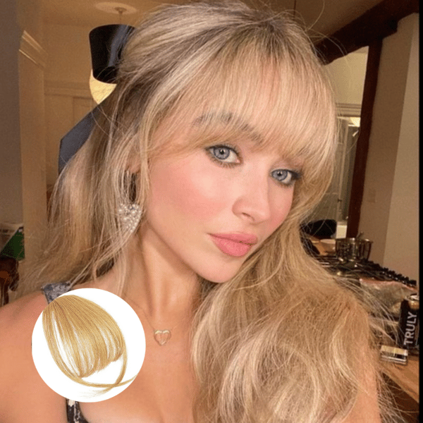 💥💥💖💖 Franges à clipser 100% extensions de cheveux authentiques franges aériennes💖💖💥💥