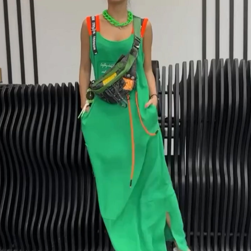 💖Dernier jour de soldes -50%💖Robe décontractée imprimée sans manches pour femme