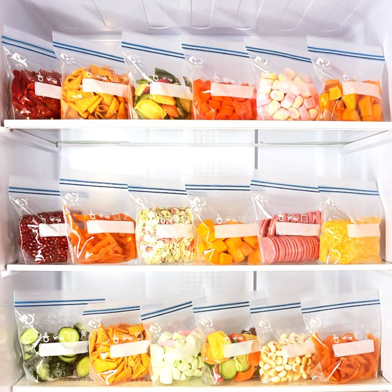 🍏Sacs à fermeture à glissière réutilisables pour aliments