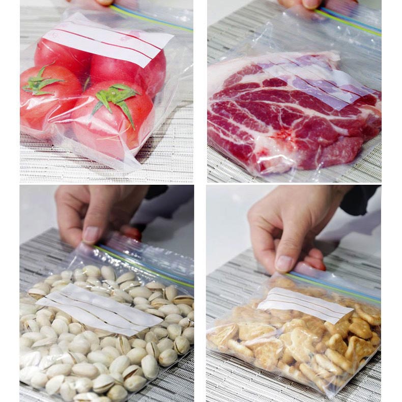 🍏Sacs à fermeture à glissière réutilisables pour aliments