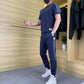 Hommes High Stretch Haut à manches courtes & Pantalon de jogging Set de 2 pièces